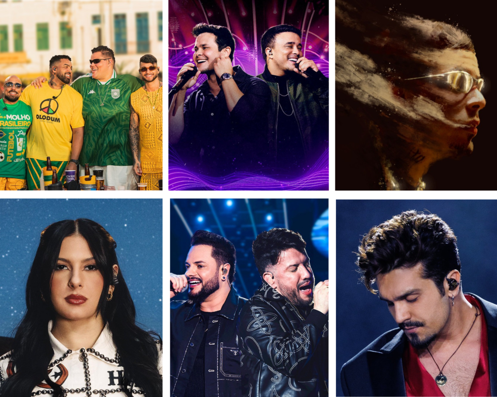 Artistas do Grupo Caldi estão entre os mais ouvidos do Brasil em 2025